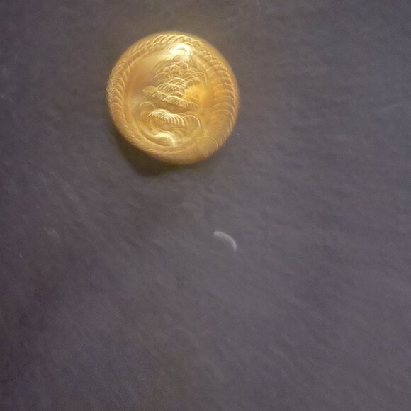 VTG WW2 Canadian RCN Navy Officers Great Coat Wool Mens Medium - Picture 3 of 13